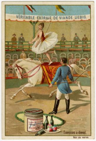 "Exercices a cheval": Liebig's