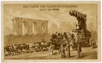 Souvenir des Galeries Remoises: Char de Cérés