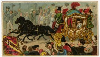 Corinne Merrie-Makers: Corinne in a white carriage: Fizz