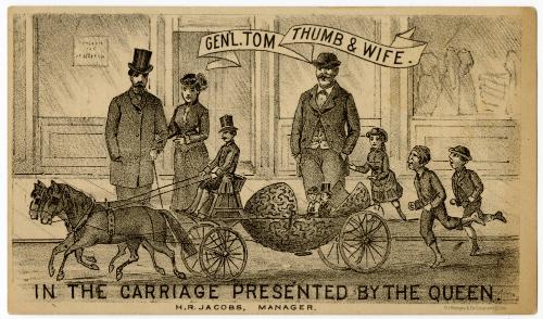 General Tom Thumb: Carriage presented by the Queen