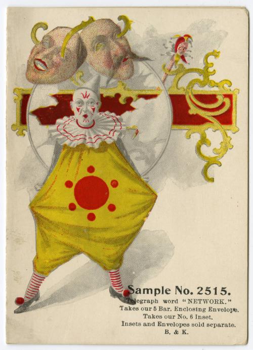 Sample No. 2515: Clown in yellow