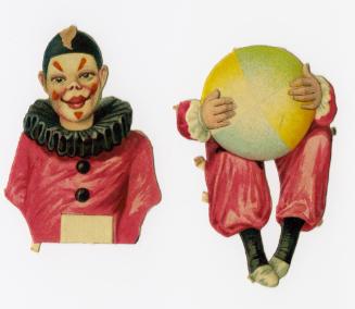 Clown: two parts; pink
