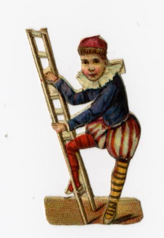 Miniature Clowns: climbing ladder