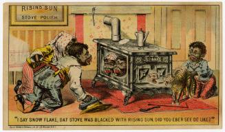 "I say snow flake"; The Rising Sun Stove Polish