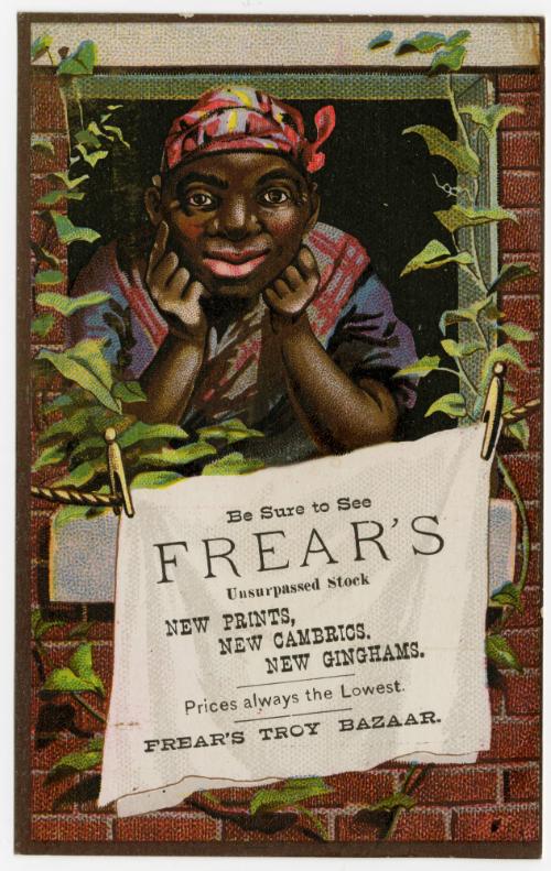 Frear's: African American woman in window