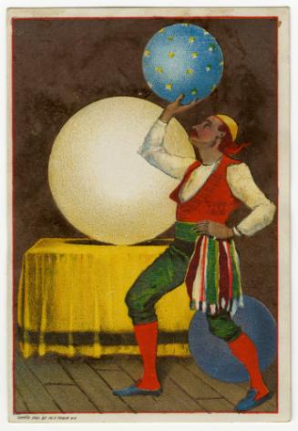 Man balancing ball