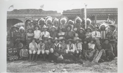 Buffalo Bill's Wild West Line Up. Milt Hinkle Manager, Sells Floto Circus