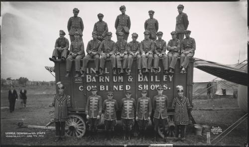 George Denman and His Staff