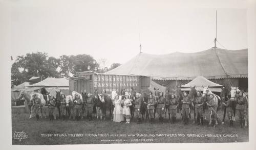 Tommy Atkins Military Riding Maids Featured with Ringling Brothers and Barnum & Bailey Circus