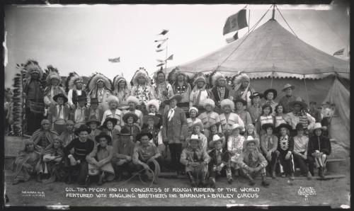 Col. Tim McCoy and his Congress of Rough Riders of the World Featured with Ringling Brothers and Barnum & Bailey Circus
