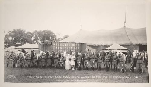 Tommy Atkins Military Riding Maids Featured with Ringling Brothers and Barnum & Bailey Circus