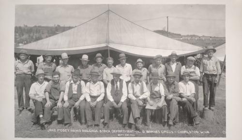 Jake Posey and his Baggage Stock Department - Al G. Barnes Circus