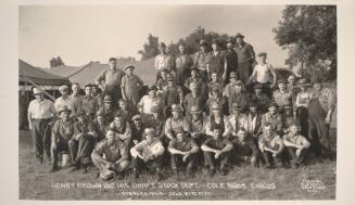 Henry Brown and his Draft Stock Dept. - Cole Bros. Circus