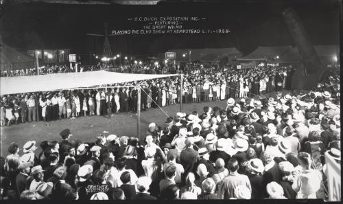 O.C. Buck Expositions, Inc. featuring The Great Wilno Playing The Elks Show at Hempstead L.I.