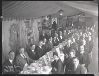 First Annual Dinner P.T. Barnum Tent New York City No. 1 Circus Fans Association of America