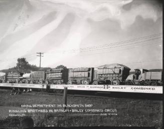 Dining Department and Blacksmith Shop; Ringling Bros. and Barnum & Bailey Combined Circus