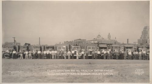 Floyd Davidson and his Tractor Department Ringling Brothers and Barnum & Bailey Circus