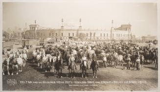 Red Finn and his Baggage Stock Dept. - Ringling Bros. and Barnum & Bailey Combined Circus