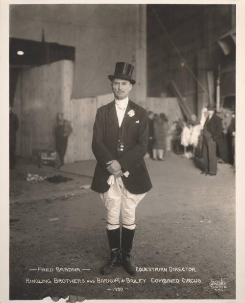 Fred Bradna-Equestrian Director Ringling Brothers and Barnum & Bailey Combined Circus