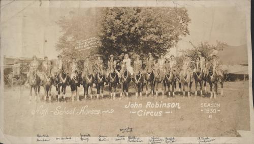 John Robinson: High School Horses