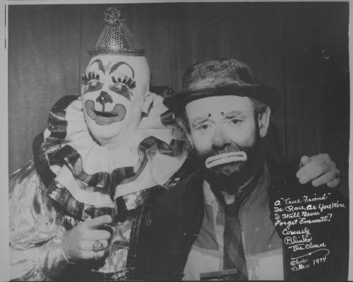 Ernie "Blinko" Burch and Emmett Kelly