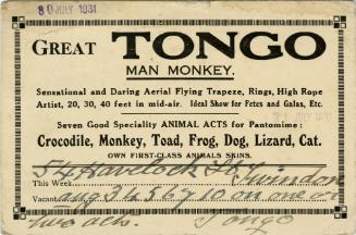 Great Tongo Man Monkey