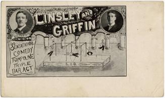 Linsley and Griffin: Sensational Comedy Trampoline Triple Bar Act