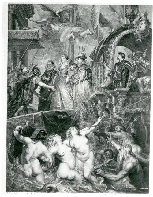 Le débarquement de la Reine au port de Marseille