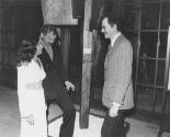 Annie and Syd Solomon with Sculptor Bill King viewing Gabriel Kohn's sculpture