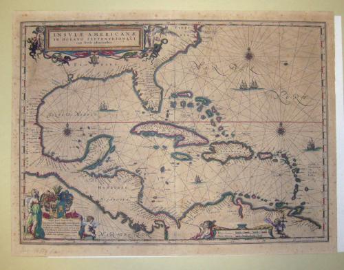 Map of Florida and the Caribbean