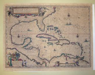 Map of Florida and the Caribbean