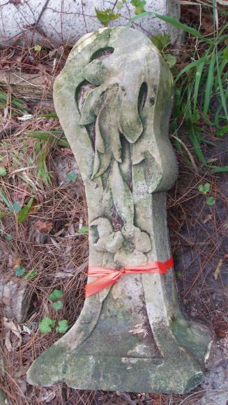 Decorative Column/post with floral decoration