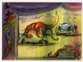 Elephant wardrobe: Jewel Lobsters pay off float Ice Swan Elephant