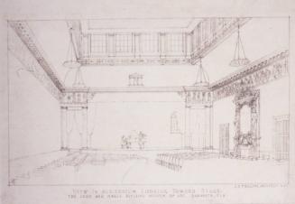 View in Auditorium looking toward Stage, Ringling Museum