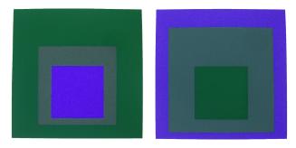 2 versions of Homage to the Square - Folio II, Folder 32