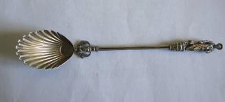Souvenir Spoon of St. Luke with Monkey