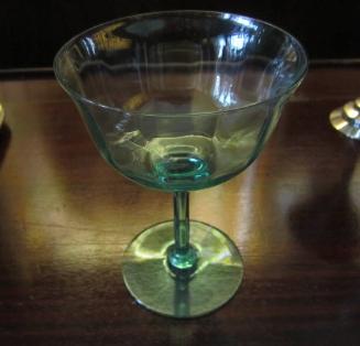Champagne Green Glass