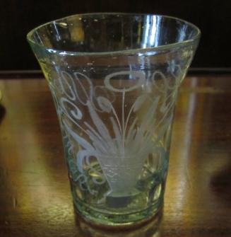 Water Glass with Basket Design