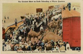 The Greatest Show on Earth Unloading at Winter Quarters