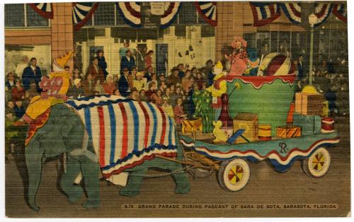 Grand Parade during pageant of Sara de Sota, Sarasota, Florida
