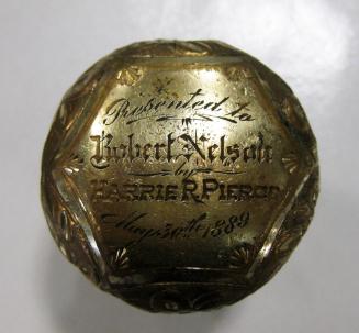 Engraved Cane Knob
