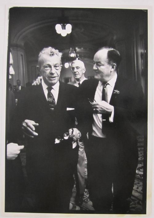 Hubert Humphrey and Everett Dirksen