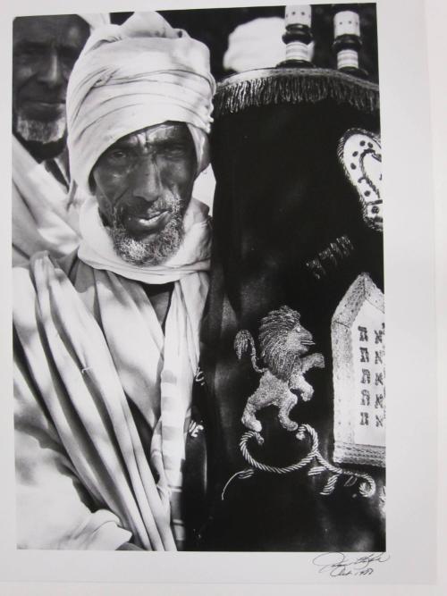 Jewish Priest Holding Torah, Ethiopia, 1985