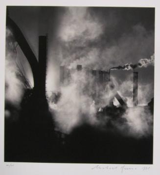 The Rouge, Study 100, Dearborn, Michigan (Downcomer for the William Clay Ford Blast Furnance and Powerhouse Smokestacks)