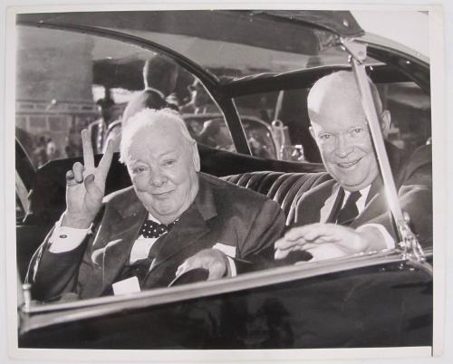 Wartime Salute (Sir Winston Churchill and President Eisenhower, Wachington, D.C.)