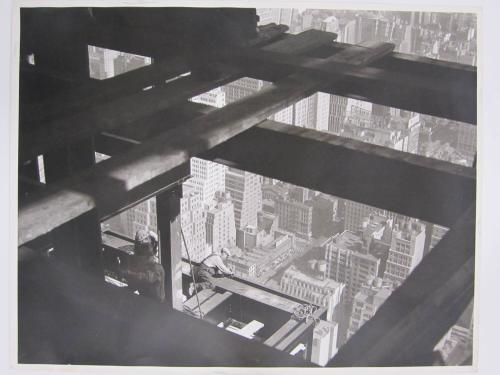 View to the Northwest from the Steel Framework of the Empire State Building
