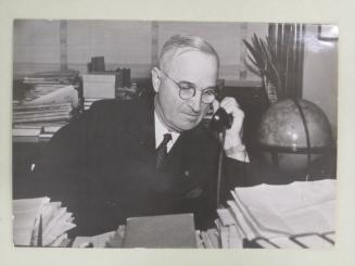 Vice President Harry Truman at His Desk