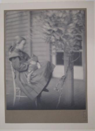 Elizabeth Spencer with Kitten