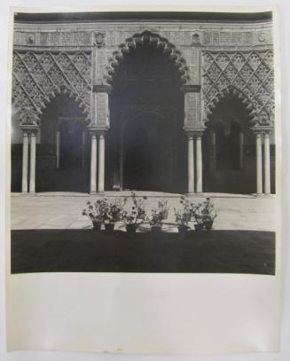 Middle Eastern Archway and Courtyard