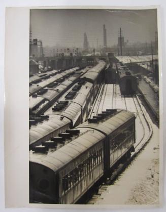 Six Rows of Trains